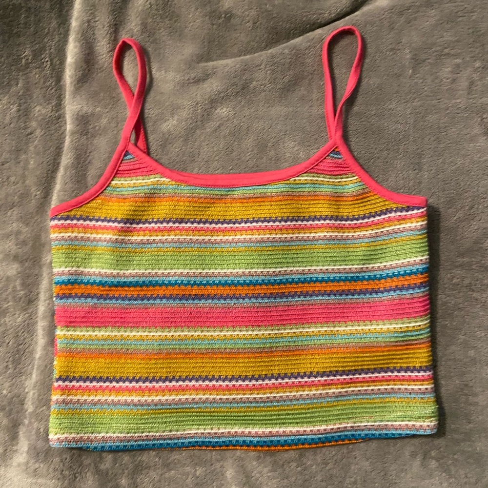 Colorful beach tank top